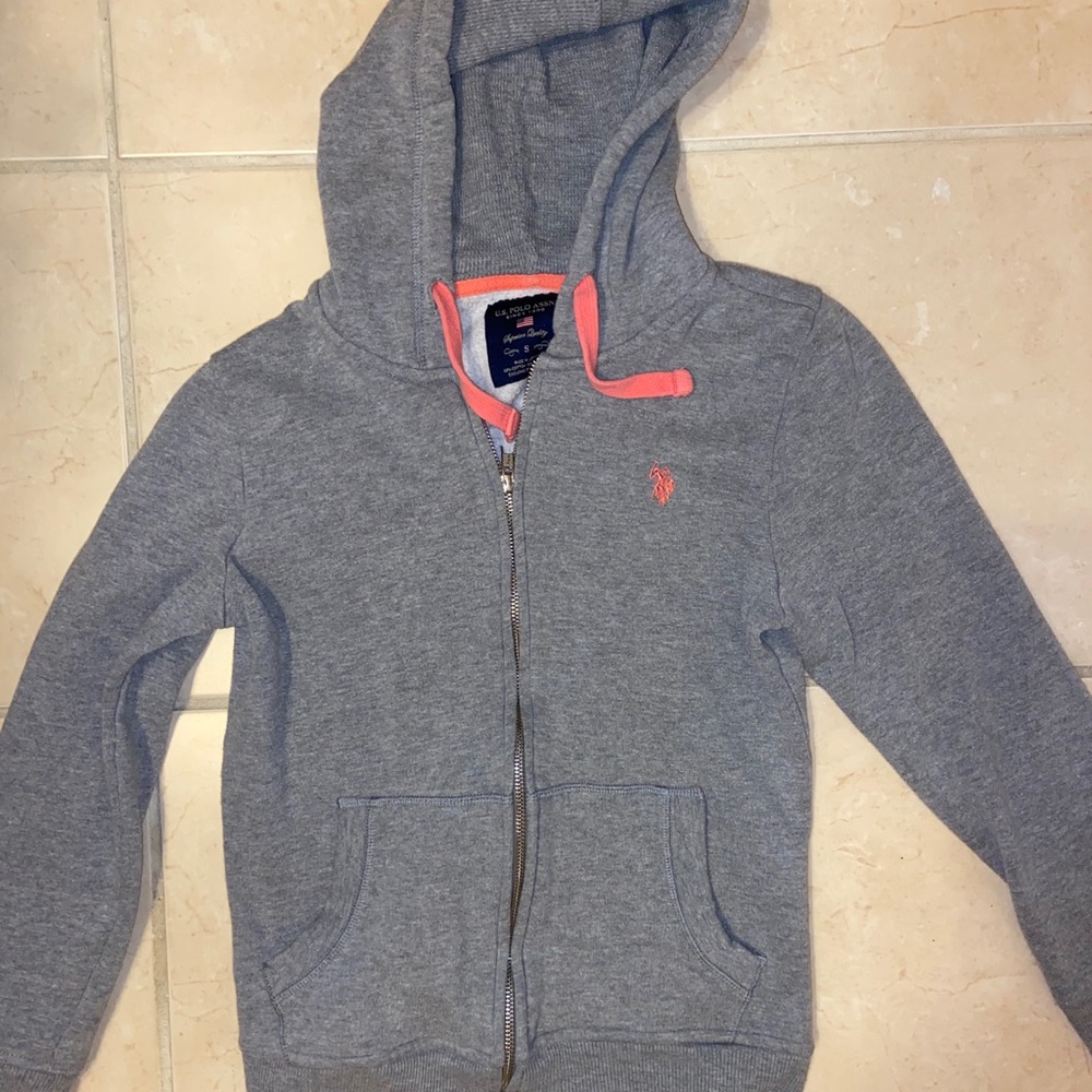 U.S. Polo Assn Women’s Girls Zip up Hoodie